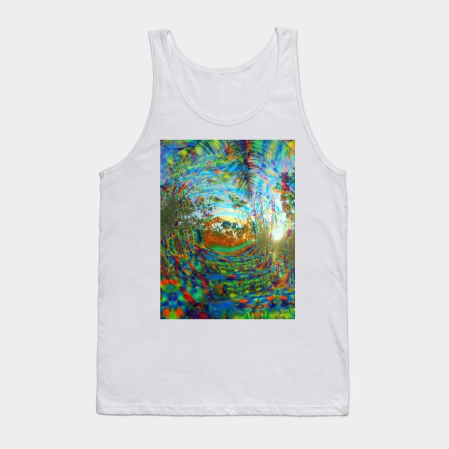 Tropical Winter Tank Top by Cajuca